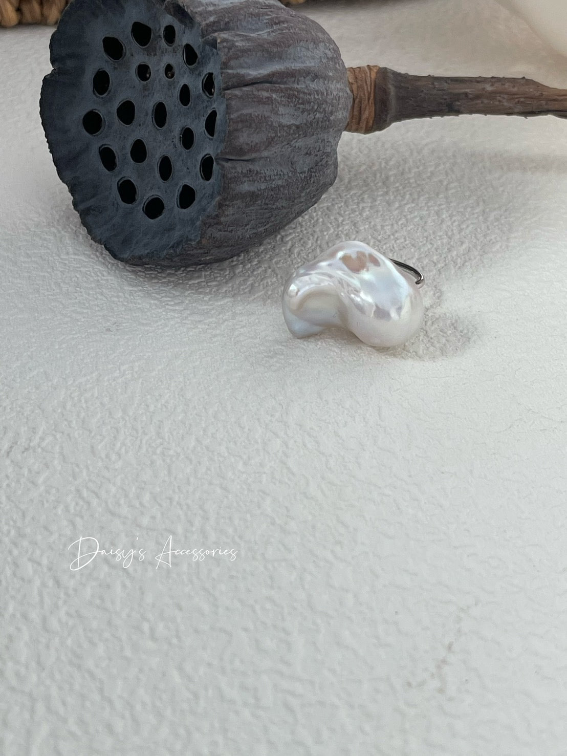 (A240808544)巴洛克珍珠戒指