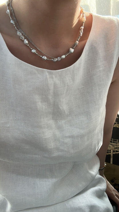 （A250208743)混合碎銀子項鍊