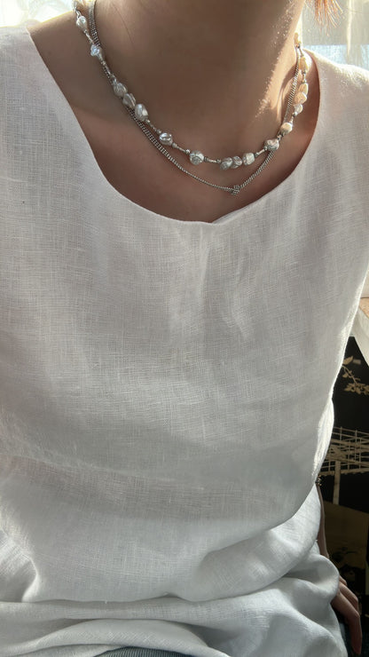 （A250208743)混合碎銀子項鍊