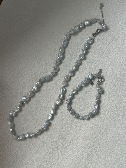 (A2525738)藍血碎銀子項鍊