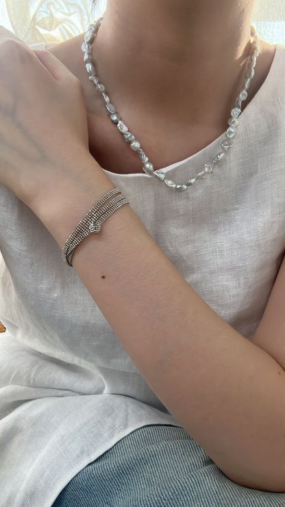 (A2525738)藍血碎銀子項鍊