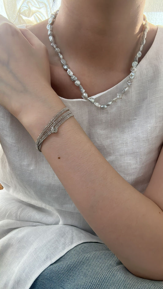 (A2525738)藍血碎銀子項鍊