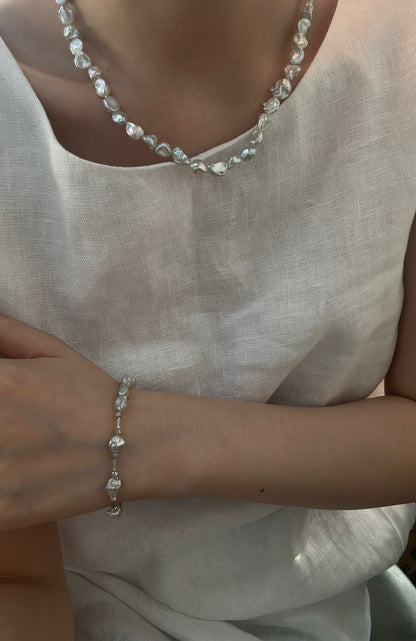 (A2525738)藍血碎銀子項鍊