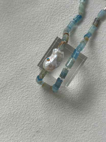 (A2626740)藍色松石大巴項鍊