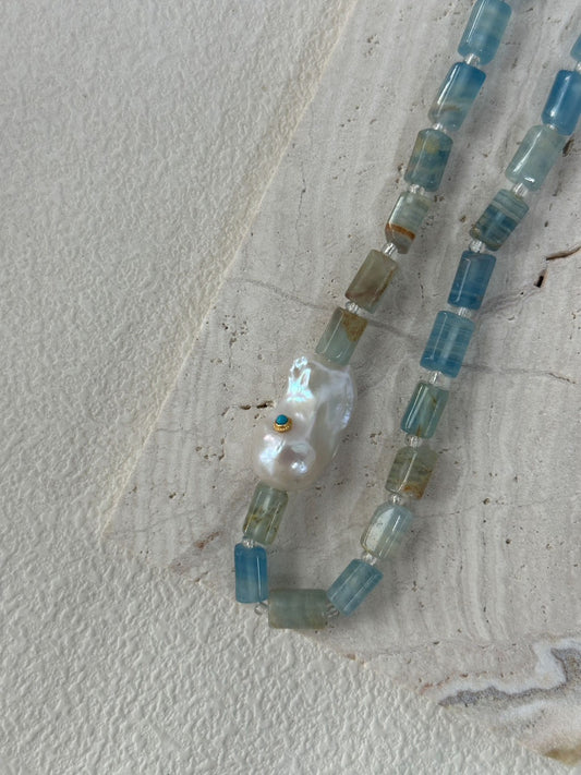 (A2626740)藍色松石大巴項鍊